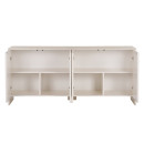 Μπουφές Aurelia Megapap Χρώμα Κρεμ 180x45x80εκ.