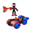 Hasbro Disney jr Marvel: Spidey and his Amazing Friends - Miles 'spin' Morales Techno Racer Vehicle (G2460)