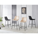 ERMINA BLACK VELVET ΥΦΑΣΜΑ 64εκ. ΣΚΑΜΠΟ ΜΕΤΑΛΛΙΚΟ 49X50X64-94εκ.