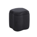 FIONA ΣΚΑΜΠΟ VELVET BLACK ΜΕ ΑΠΟΘ. ΧΩΡΟ 30X30X34εκ.