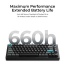 Keychron q1 Ultra (Q1u-m1) zmk rgb 8k Wireless Custom Mechanical Keyboard-red Switch 75% us