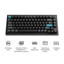 Keychron q1 Ultra (Q1u-m4) zmk rgb 8k Wireless Custom Mechanical Keyboard-Banana Switch 75% us