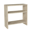 Τραπεζάκι Βοηθητικό Silvanus Megapap Χρώμα Travertine 51x17,5x49εκ.