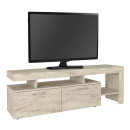 Έπιπλο Τηλεόρασης Acnes Megapap Χρώμα Travertine 160x40x53εκ.