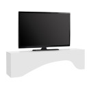 Έπιπλο Τηλεόρασης Mara Megapap με led Χρώμα Λευκό 150x31,4x40εκ.