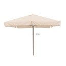 ΟΜΠΡΕΛΑ 4X4X3,88m ΤΗΛΕΣΚΟΠΙΚΗ OFF WHITE ALUM. 8ΑΚΤ.17X27X1.2mm ΙΣΤΟΣ 1Φ.60Χ1.6mm