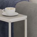 Τραπεζάκι Βοηθητικό Lido Megapap Χρώμα Sandstone 60x22x62εκ.