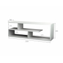 Έπιπλο Τηλεόρασης Forever Megapap Χρώμα Λευκό 120x30x40cm.