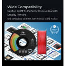 Creality en-Pla+ Blue Ender 3d Printer Filament Strength 34mpa Bend 77mpa 1 kg Spool1.75