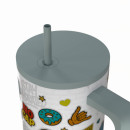 Estia Θερμος Straw Tumbler xl Save the Aegean 900ml Urban Vibes