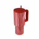 Estia Θερμος Straw Tumbler xl Save the Aegean 900ml Viva Stripe