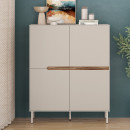 Μπουφές Arch Megapap Χρώμα Sandstone 98x40x120,5εκ.