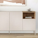 Μπουφές Cailin Megapap Χρώμα Sandstone - Sepet oak 180x41,8x80εκ.