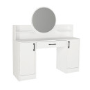 Τουαλέτα με Καθρέπτη Talos Megapap Χρώμα Λευκό 135x40x144,2εκ.