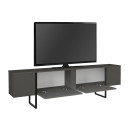 Έπιπλο Τηλεόρασης Orontes Megapap Χρώμα Ανθρακί 180x29,6x50εκ.