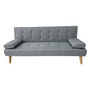 MERYL LIGHT GREY ΥΦΑΣΜΑ ΚΑΝΑΠΕΣ ΚΡΕΒΑΤΙ 170X81X74εκ.