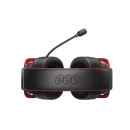 Qcy Heroad Vt200 pro tri-Mode red Wired/wireless/bt Gaming Headset 53mm Metal Headband Ps4/ps5/pc