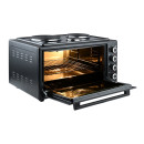 Estia Ηλεκτρικο Φουρνακι Mastercook Compact 2950w 48lt με 3 Εστιες και 4 Λειτουργιες Αντιστασης