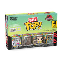 Funko Bitty Pop! 4-Pack: Jurassic Park - mr. Dna, Dilophosaurus Fossil, Dennis Nedry, Dilophosaurus Vinyl Figures
