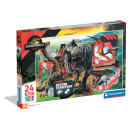 Clementoni Παζλ Supercolor Maxi Jurassic Wolrd Rebirth 24 τμχ