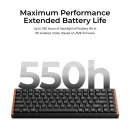 Keychron k3 Ultra (K3u-h3) qmk 8k Wireless Mechanical Keyboard Brown Switch low Profile Wood fr. 75%