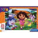Clementoni Παιδικό Παζλ Maxi Super Color Dora The Explorer 24 τμχ