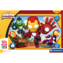 Clementoni Παιδικό Παζλ Maxi Supercolor Iron Man and His Awesome Friends 104 τμχ