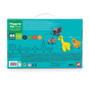 HappiHobbi Μαγνητικά Τουβλάκια Safari Adventure 44 τμχ Για 3+ Ετών