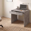 Γραφείο Εργασίας Mida Megapap Χρώμα Γκρι Σκυροδέματος 72x60x73,8εκ.