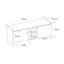 Παπουτσοθήκη Verly Megapap Χρώμα Γκρι Σκυροδέματος 110x33,2x43εκ.