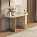 Κονσόλα Cortado Megapap Χρώμα Travertine 120x35x75εκ.