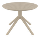 SKY TAUPE MINI Φ60X45εκ. ΤΡΑΠΕΖΙ ΠΟΛ/ΝΙΟΥ