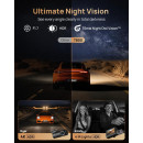 70mai Dash cam 4k T800 & 1080 Rear Cam. & 128gb sd 3-Channel w/ Dual 4k, Imx678,  ai Detection