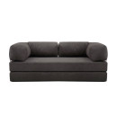 Καναπές - Κρεβάτι Comfort Megapap Τριθέσιος Υφασμάτινος Χρώμα Ανθρακί 190x95x75εκ.