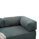 Καναπές - Κρεβάτι Comfort Megapap Τριθέσιος Υφασμάτινος Χρώμα Μέντα 190x95x75εκ.