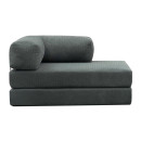 Καναπές - Κρεβάτι Comfort Megapap Διθέσιος Υφασμάτινος Χρώμα Μέντα 140x95x75εκ.