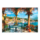 Clementoni Παζλ High Quality Collection Μπαλκόνι στη Λίμνη Κόμο 1000 τμχ - Compact Box