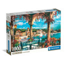 Clementoni Παζλ High Quality Collection Μπαλκόνι στη Λίμνη Κόμο 1000 τμχ - Compact Box