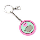 Carat Shop Pusheen - the cat Pink & Blue "hi, Bye" Spinning Keyring (Ptck0108)