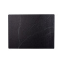 Estia Γυαλινη Επιφανεια Κοπης Αναγλυφη Black Marble 30.5x41cm