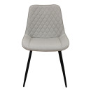 ALESIA L. BEIGE ΥΦΑΣΜΑ ΚΑΡΕΚΛΑ ΜΕΤΑΛΛΙΚΗ 50X59X86εκ.