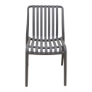 PARMA DARK GREY ΚΑΡΕΚΛΑ ΠΟΛ/ΝΙΟΥ 46X59X80εκ.