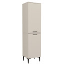 Ντουλάπι με Καλάθι Απλύτων Singa Megapap Χρώμα Sandstone 45x40x180εκ.