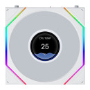 Lian li uni fan tl lcd Flex Reversal White Wireless 120 (1pc) Case fan - no Controller Included
