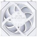 Lian li uni fan sl inf lcd Flex Reverse - White - Wireless 120 3pcs Without Controller Case fan