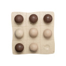 Estia Διακοσμητικη Τριλιζα Nyra 20.5x20.5x5cm Λευκη Μαυρη