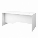 Γραφείο Επαγγελματικό Venturo Megapap Χρώμα Λευκό 180x80x75εκ.