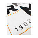Real Madrid cf Official t-Shirt – White Minimalist 'rmcf' Block Print – Size m (Rm1ce110)
