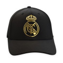 Real Madrid cf Official cap – Black Performance cap With Gold Crest – Size u (Rm3go41)
