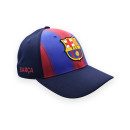 Fc Barcelona Official cap – Navy & Blaugrana Split Panel – Size Adult (5001gbbil)